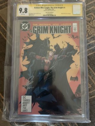 Batman Who Laughs : The Grim Knight 1 Krs Comics Edition B Cgc 9.  8 Ss Philip Tan