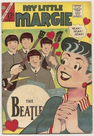 My Little Margie No.  54 Charlton Nov.  1964 Vg Beatles Cover & Story,  Last Issue