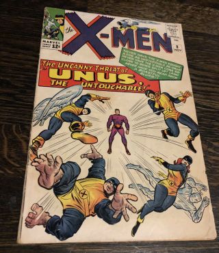 Uncanny X - Men 8 Silver Age Stan Lee Jack Kirby Marvel Comics First Unus 1964