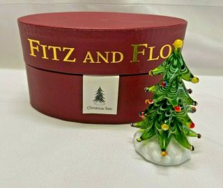 Fitz And Floyd Glass Menagerie Christmas Tree Figurine 2005