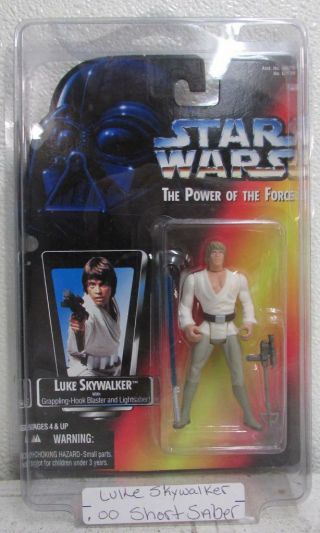 Kenner Hasbro Star Wars Power Of The Force Luke Skywalker (short Saber) Sw1