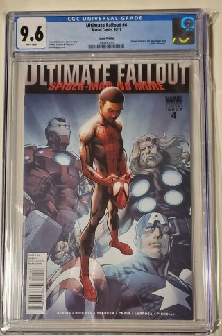 Ultimate Fallout 4 2nd Print Cgc 9.  6 1st Appearance Of Miles Morales