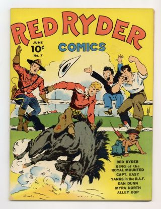 Red Ryder Comics 7 Vg/fn 5.  0 1942