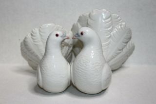 Lladro Couple Of Doves Figurine 1169 Kissing Doves No Box