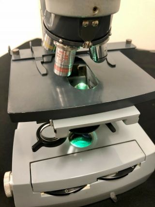 American Optical AO Spencer Microscope w/ 4 Objectives 2