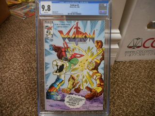 Voltron 3 Cgc 9.  8 Modern 1985 Nm White Pgs Defenders Of The Universe Tv Toy