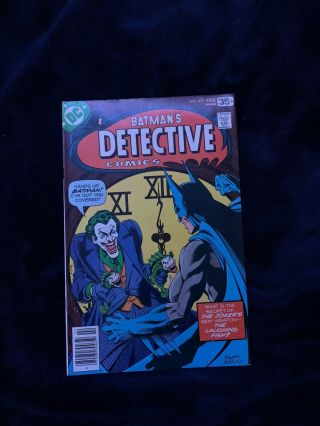 Batman ' s Detective Comics 475 476 1st first appearance Laughing Fish Joker sign 2