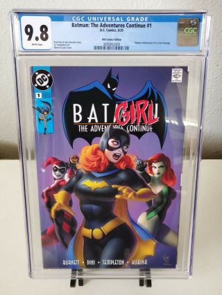 Batman: The Adventures Continue 1 Cgc 9.  8 Warren Louw Variant Classic Batgirl