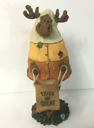 Boyds Moose Troop " Mortimer Q.  Mooseltreat.  Ding Dong " Style 36914 Halloween