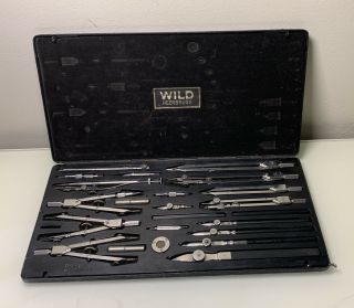 Wild Heerbrugg Rare Vintage Drafting Tools No.  Rz40 Perfect