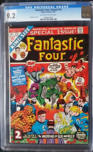Fantastic Four (1961 1st Series) Annual 10 Cgc 9.  2