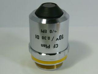 NIKON CF PLAN 10X 0.  3 DI Objective Microscope Lens 2