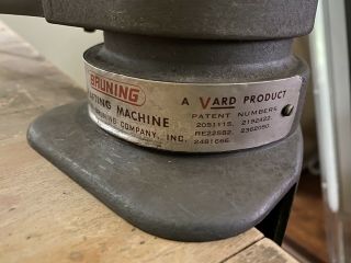 Vintage Charles Bruning Drafting Machine Model 2701 VARD 3