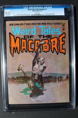 Weird Tales Of The Macabre 1 Atlas Seaboard 1975 Jeff Jones Movie Tv Cgc Nm - 9.  2