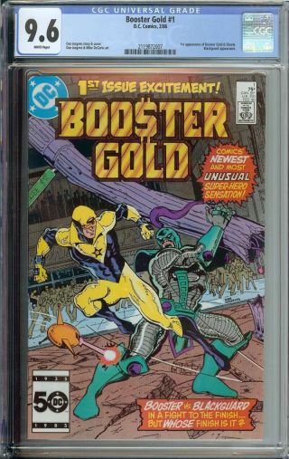 Booster Gold 1 Cgc 9.  6 1st App Booster Gold & Skeets