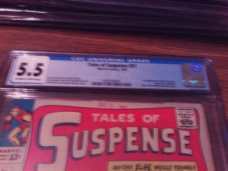 Cgc Graded 5.  5 Tales Of Suspense 51 1st Appearance Scarecrow,  Tales Watcher