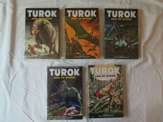 Turok Son Of Stone Archives Volumes 3 - 7 Hardcover Still