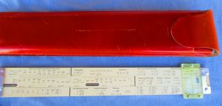 Vintage Pickett N - 515 - T Slide Rule Cleveland Institute Of Electronics W/case