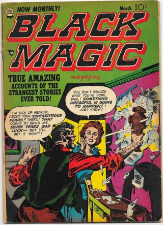 Black Magic Vol 2 4 Prize 1952 Pre - Code Horror Kirby,  Meskin,  Prentice Fn