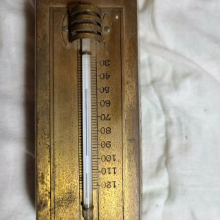 Vintage Minneapolis Honeywell Tycos Thermostat Regulator Clock Model 77 Art Deco 3