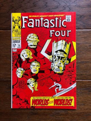 Fantastic Four 75 Marvel Comics June 1968 Galactus & Silver Surfer Appearance