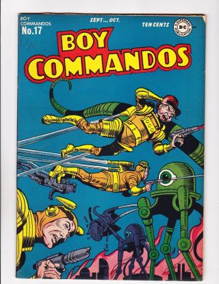 Boy Commandos 17 Simon & Kirby Sci Fi Cover 1946