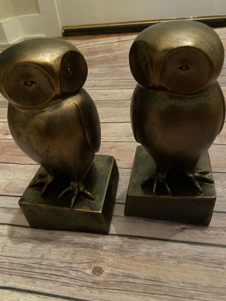 Bloomingville Anthropologie 2 Piece Wise Owl Bookends