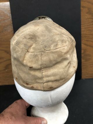 Vintage Miners Hat With Lamp 3