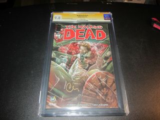 Cgc Walking Dead 1 Wizard Philly 2015 Signed By Clay Mann Color Variant 9.  8