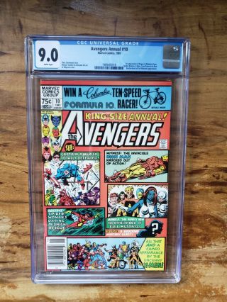 Avengers Annual 10 Cgc 9.  0 - Newsstand | 1st App Of Rogue And Madelyn Pryor