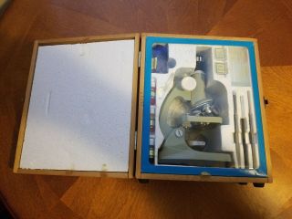 Vintage Tasco Deluxe Microscope Made In Japan