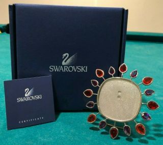 Swarovski Crystal Red Jewels Picture Frame 660750 By Jasmine Hurel W Box/coa