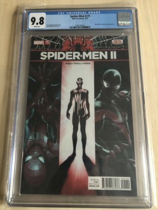 Marvel Spider - Men Ii 1 - (w) Brian Michael Bendis (a/ca) Sara Pichelli 1st Print
