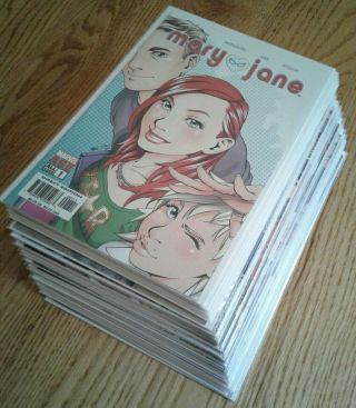 " Mary Jane ",  " : Homecoming " & " Spider - Man Loves " Unread 1st Print Issue Series