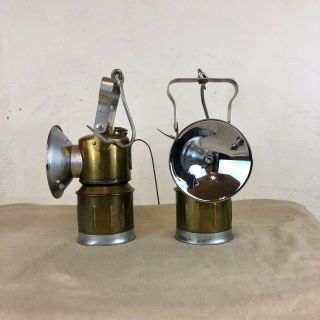Set Of 2 Antique Mining Lamps And Collectibles,  Arizona Estate