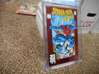 Spiderman 2099 1 cgc 9.  8 Marvel 1992 NM WHITE pgs movie 1st comic series 3