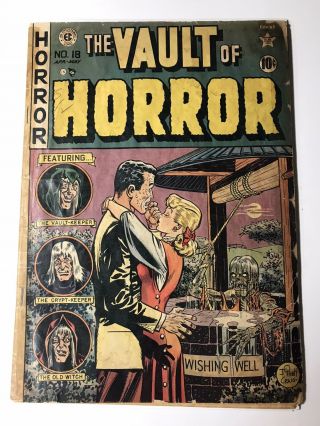 Vault Of Horror 18 Golden Age Ec Comic Pre - Code Horror Johnny Craig Zombie