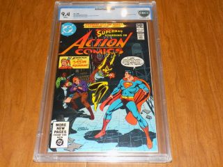 Action Comics 521 First Appearance Of Vixen Cbcs 9.  4 White Pages,  Near