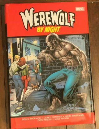 Marvel Comics Omnibus Graphic Novel Werewolf By Night 1st Dustjacket