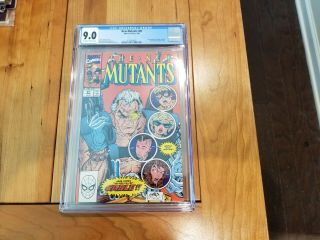 Marvel Comics Mutants 87 Cgc 9.  0,  1st Appearance Cable