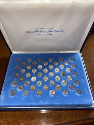 Franklin States Of The Union Mini - Coin Set 1st Edition Sterling Silver