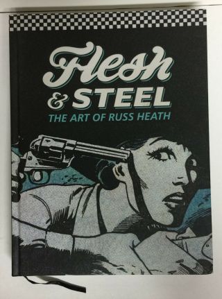 Rare Flesh & Steel Art Of Russ Heath Idw Hb 1st 2014 Signed By Russ To Stan Lee