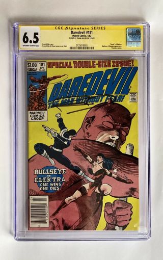 Daredevil 181 Cgc 6.  5 Signed By Frank Miller