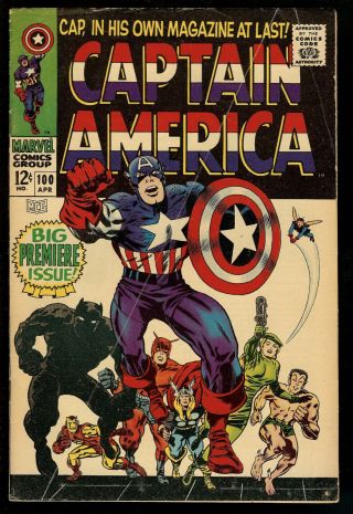 Captain America 100 Premiere Issue,  Origin Retold - Good/very Good