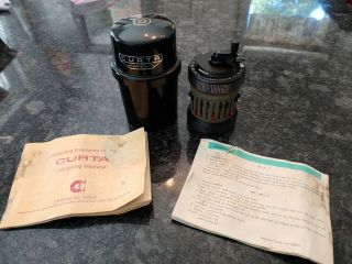 Curta Calculator Type Ii With Booklets And Case