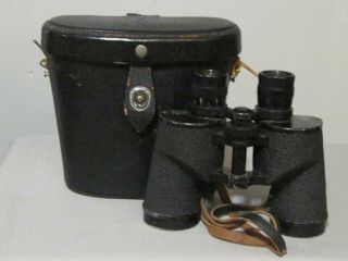 Vintage Bausch & Lomb 7x35 Zephyr Binoculars With Leather Case