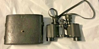 Vintage Carl Zeiss Jena Binoculars - 12x40 - 1171426/with Case But Missing Lid
