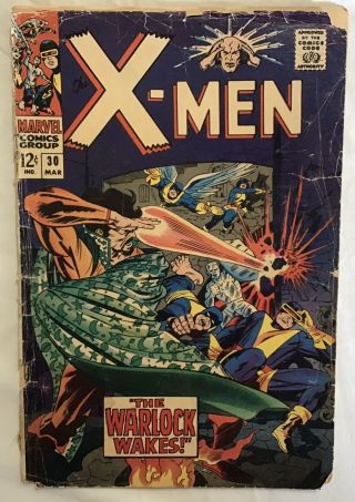 X - Men Marvel Comic Book,  Mar 1967 " The Warlock Wakes "