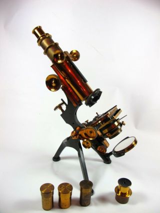 Antique Monocular Microscope by W.  Watson.  
