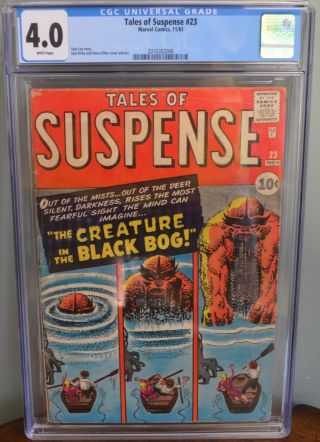 Cgc 4.  0 Tales Of Suspense 23 (marvel,  1961) Jack Kirby And Steve Ditko Cover.